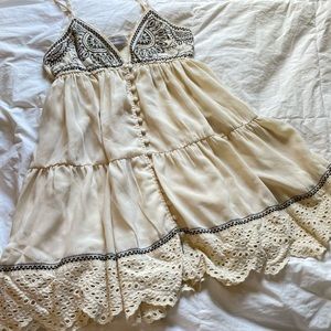 Urban Outfitters boho embroidery dress